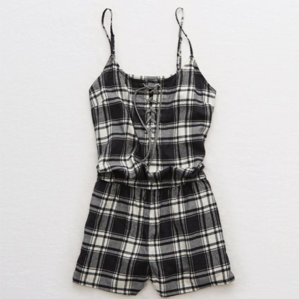 aerie Flannel Romper